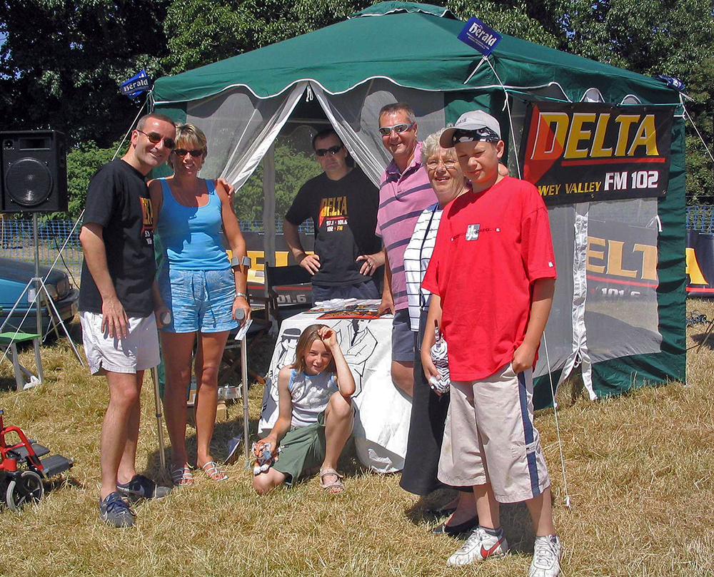 The Delta team out at an event in 2004 The Delta team out at an event in 2004