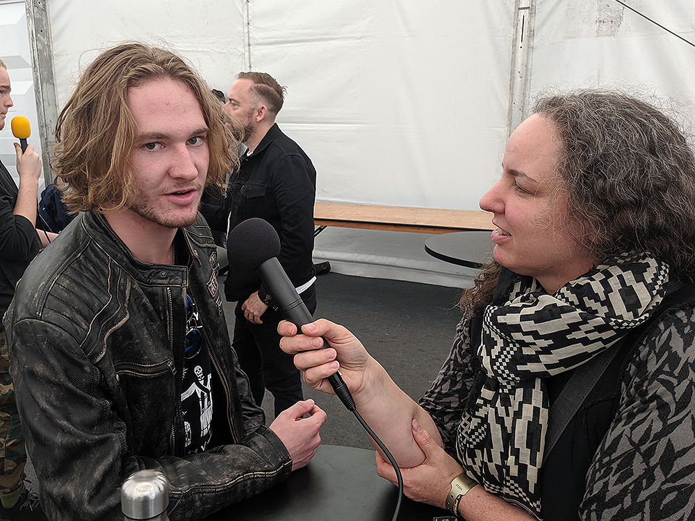 With Alien Weaponry at Download 2019 With Alien Weaponry at Download 2019