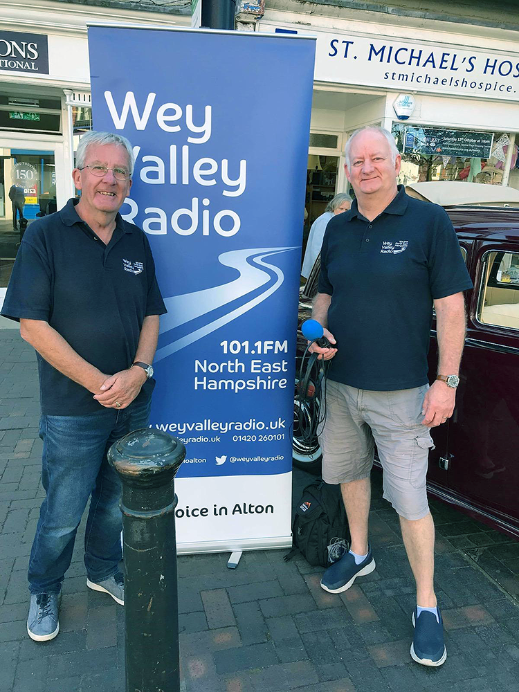 Brian Player and Chris Stone at the Alton Classic Car Show Brian Player and Chris Stone at the Alton Classic Car Show