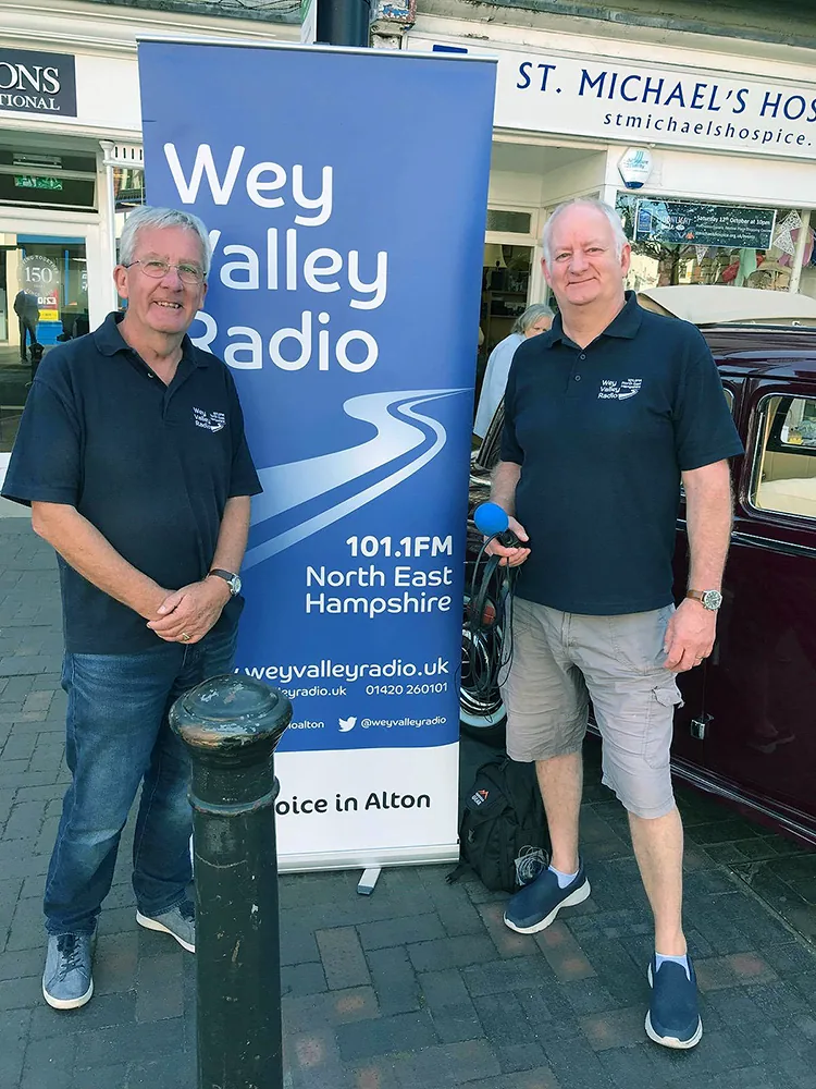 Brian Player and Chris Stone at the Alton Classic Car Show Brian Player and Chris Stone at the Alton Classic Car Show