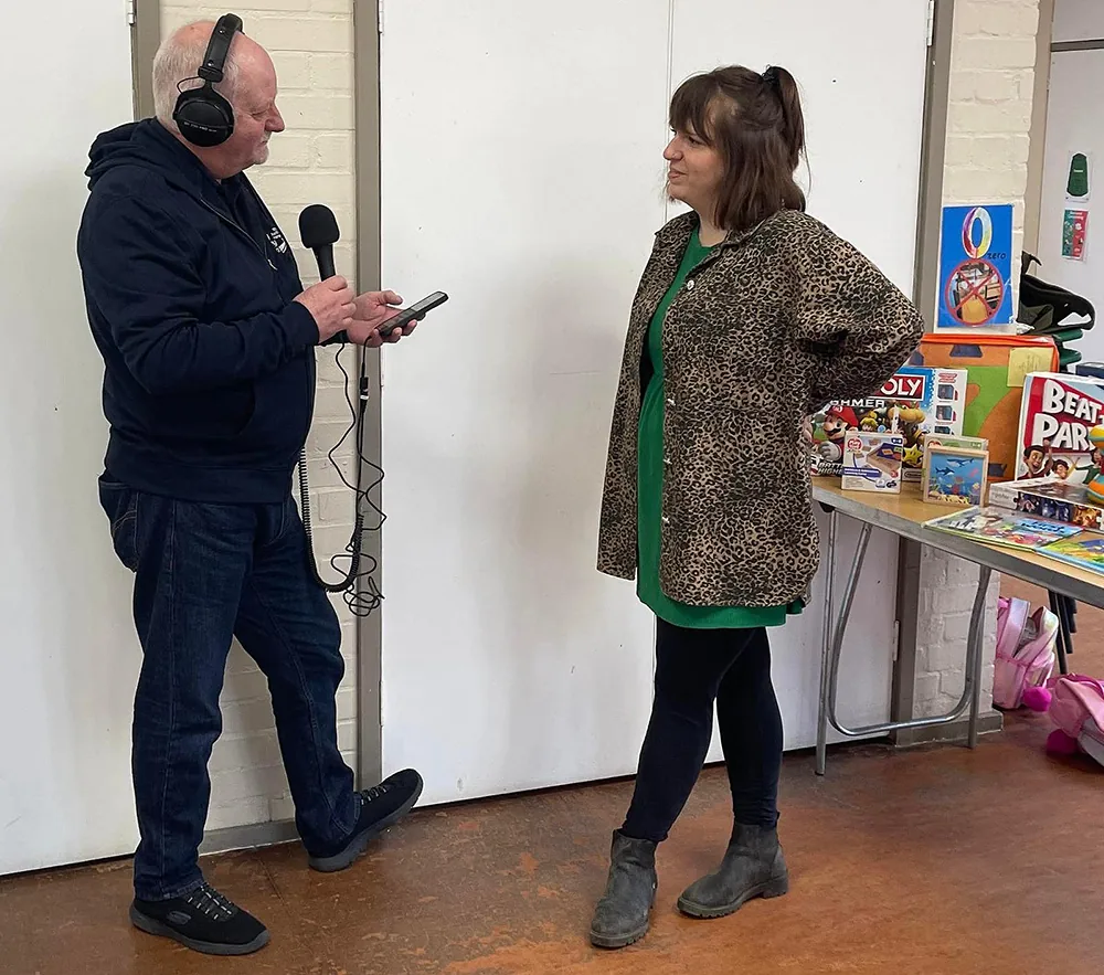 Chris Stone at Alton Community Cupboard March 2025 Chris Stone at Alton Community Cupboard March 2025