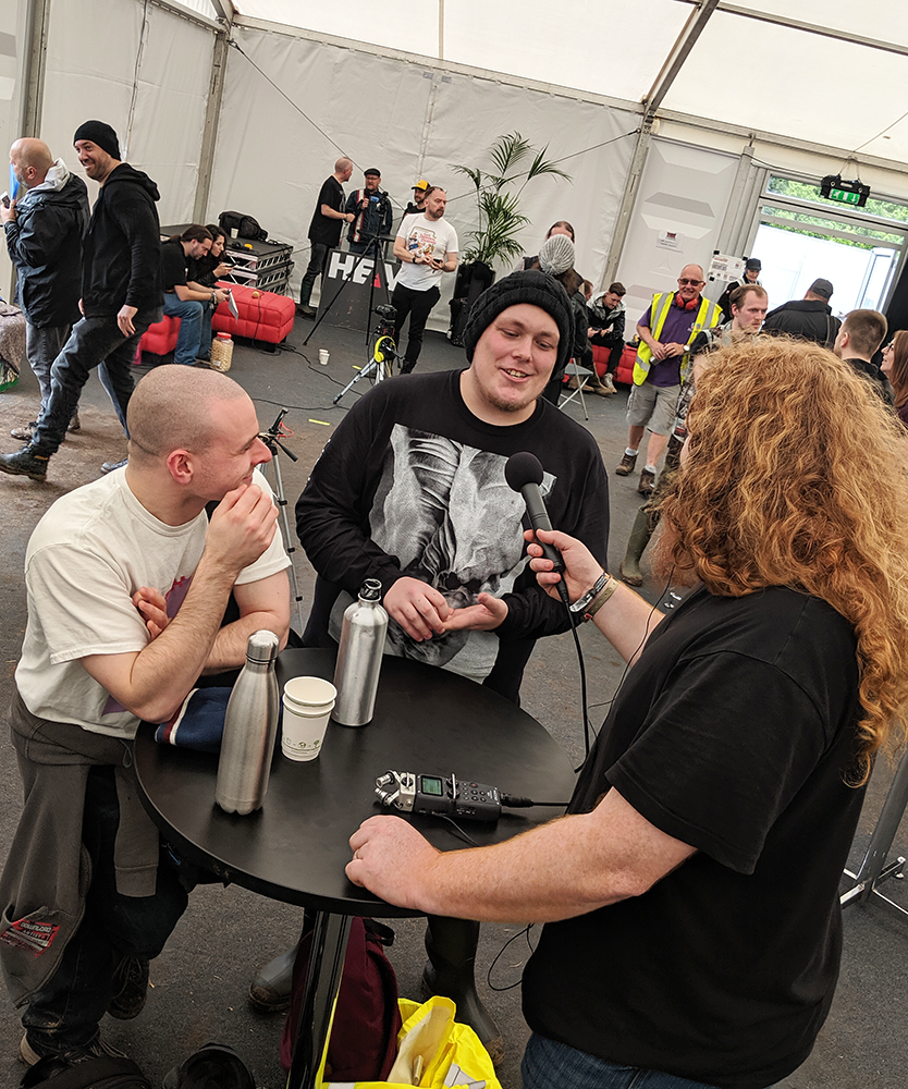 With Conjurer at Download Festival 2019 With Conjurer at Download Festival 2019