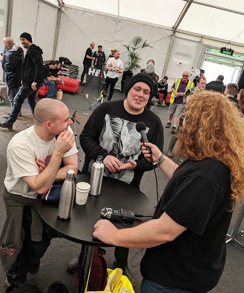 With Conjurer at Download Festival 2019 With Conjurer at Download Festival 2019
