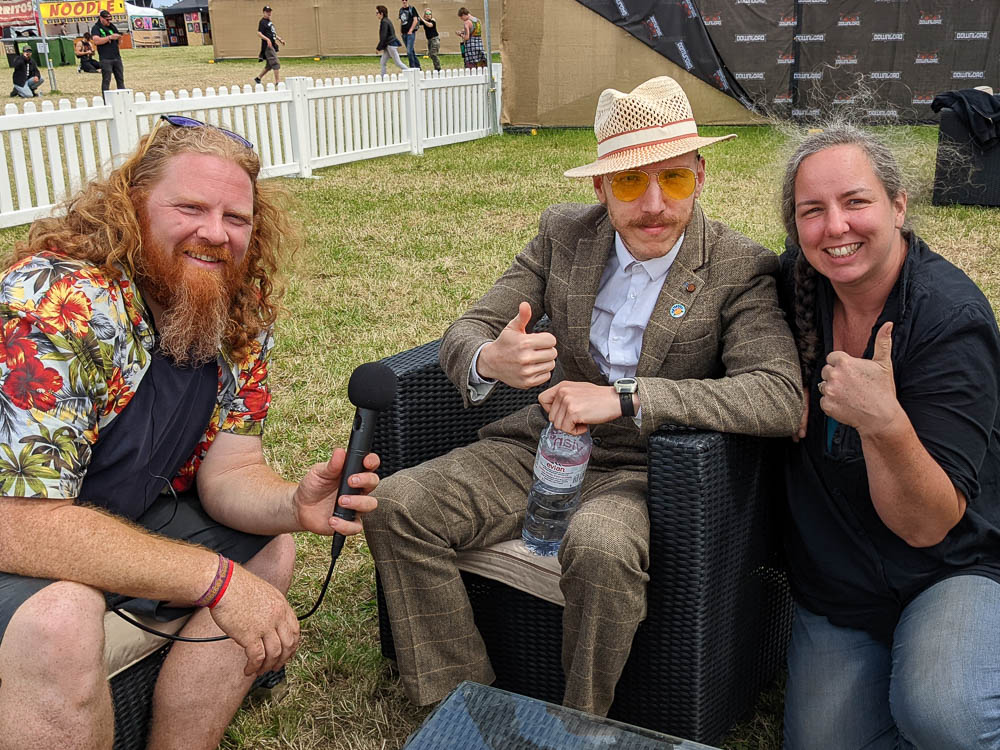 With Jamie Lenman at Download Festival 2022 With Jamie Lenman at Download Festival 2022