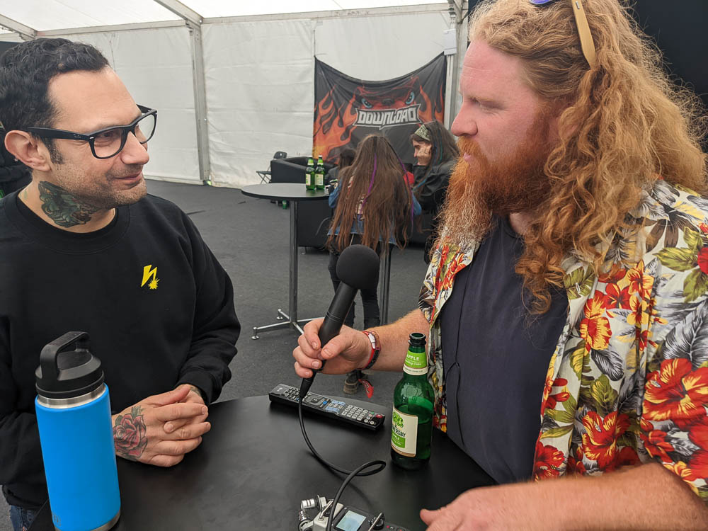 With Rise Against at Download Festival 2022 With Rise Against at Download Festival 2022