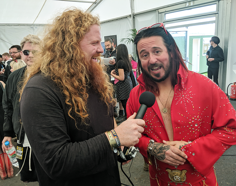 With Elvana at Download Festival 2019 With Elvana at Download Festival 2019