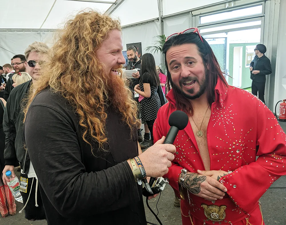 With Elvana at Download Festival 2019 With Elvana at Download Festival 2019