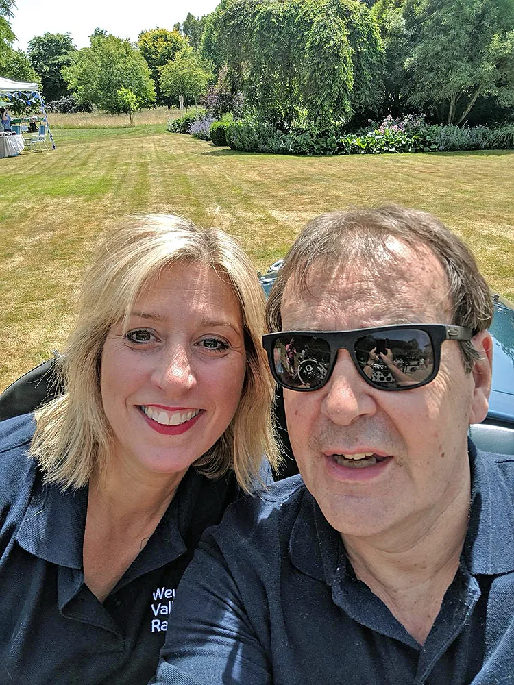 Mel Montagnon and David Way at the Shalden Fete 2018 Mel Montagnon and David Way at the Shalden Fete 2018