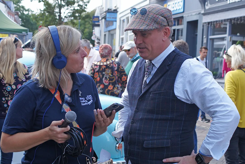 Mel Montagnon and Dean Phillips at the Alton Classic Car Show 2021 Mel Montagnon and Dean Phillips at the Alton Classic Car Show 2021