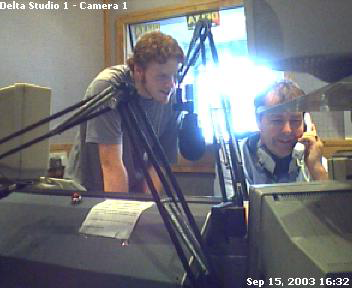 Stewart Ireland and David Way at Delta Radio in 2003 Stewart Ireland and David Way at Delta Radio in 2003