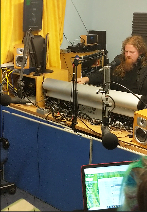 At the studios in the Assembly Rooms in Alton in 2019 At the studios in the Assembly Rooms in Alton in 2019
