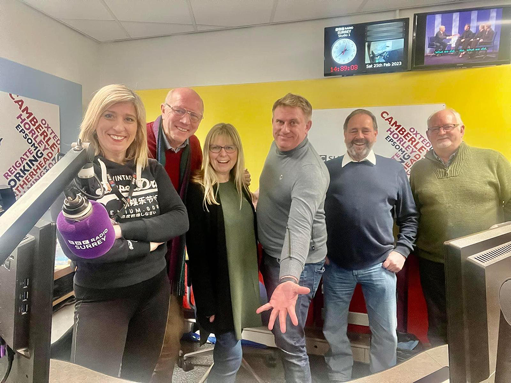 Team visit to our friends at BBC Surrey March 2023 Team visit to our friends at BBC Surrey March 2023