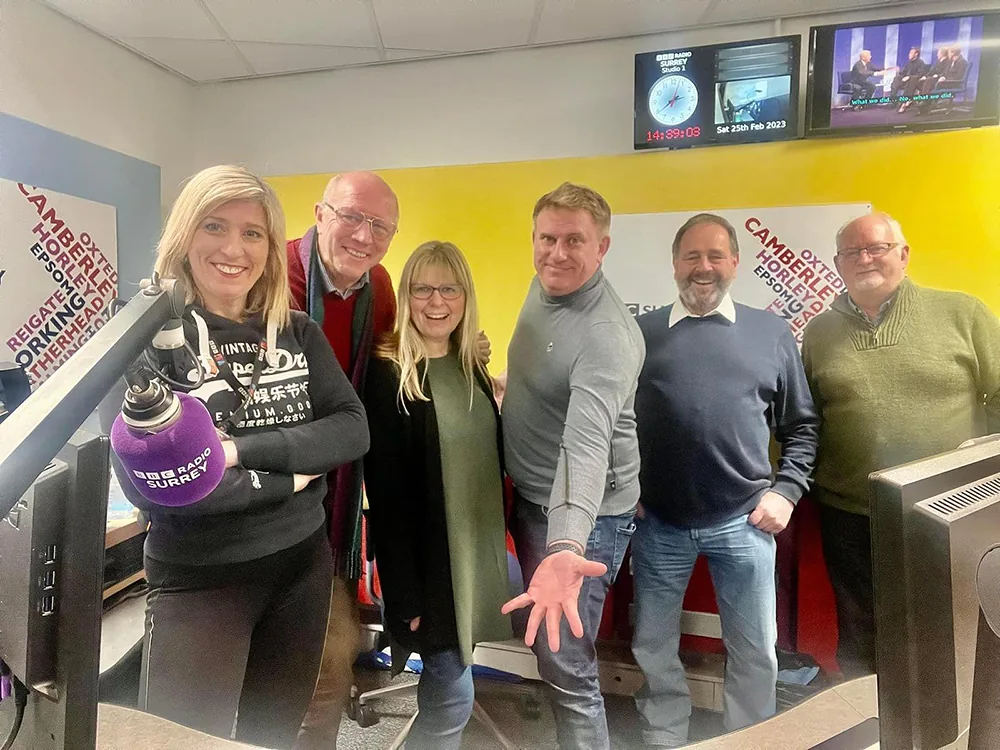 Team visit to our friends at BBC Surrey March 2023 Team visit to our friends at BBC Surrey March 2023