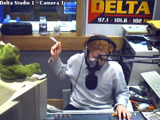 Stewart at Delta Radio in Haslemere 2004 Stewart at Delta Radio in Haslemere 2004