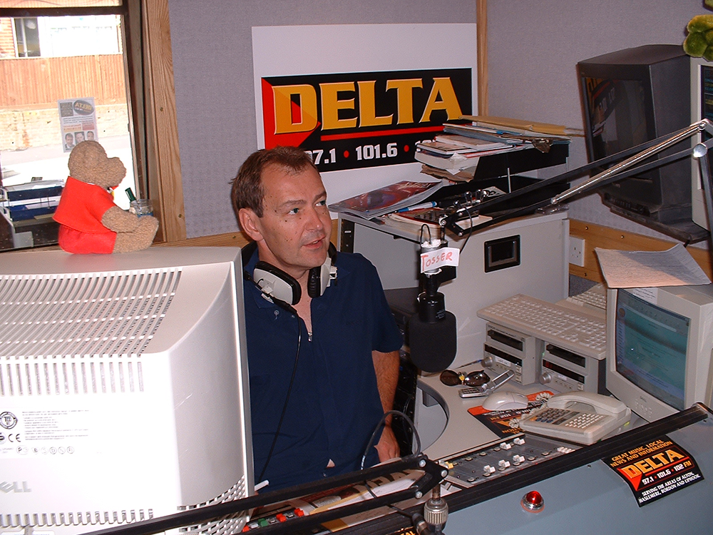 David Way at the Delta studio David Way at the Delta studio