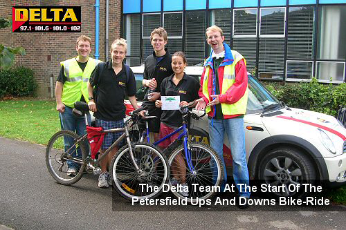 The Delta team at the Petersfield Ups and Downs Bike Ride The Delta team at the Petersfield Ups and Downs Bike Ride