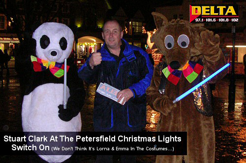 Stuart Clark at the Petersfield Christmas Lights Switch On for Delta Stuart Clark at the Petersfield Christmas Lights Switch On for Delta