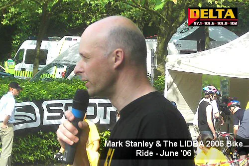 Mark Stanley at the LIBDA Bike Ride in June 2006 Mark Stanley at the LIBDA Bike Ride in June 2006