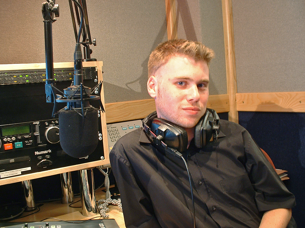 Nathan James at the Delta studio Nathan James at the Delta studio