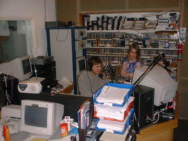 Tony Cook at the Wey Valley studios 2002 Tony Cook at the Wey Valley studios 2002