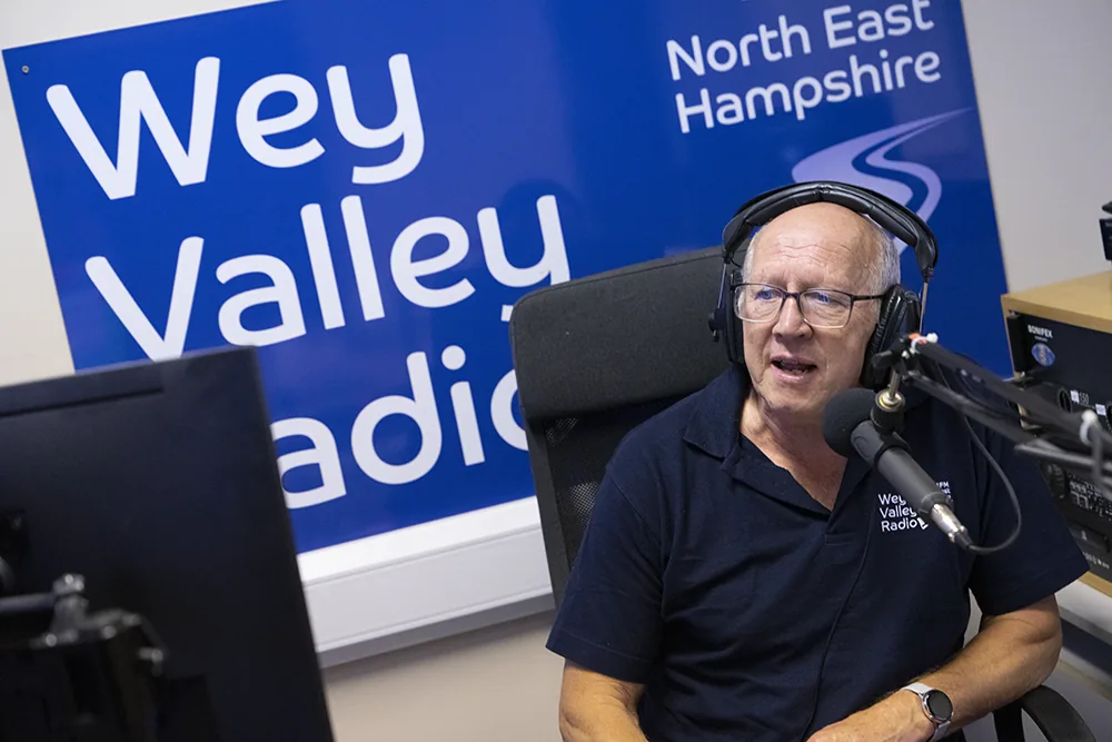 Paul Smy on air during the Alton Classic Car Show 2026 Paul Smy on air during the Alton Classic Car Show 2026