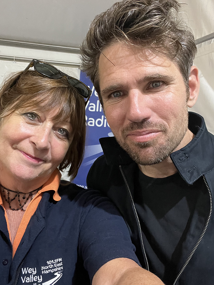 Bev and Roy Stride from Scouting for Girls at Weyfest 2023
