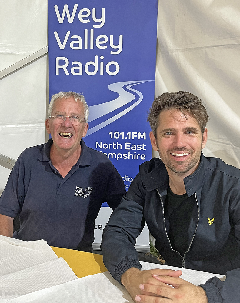 Brian Player and Roy Stride from Scouting for Girls at Weyfest
