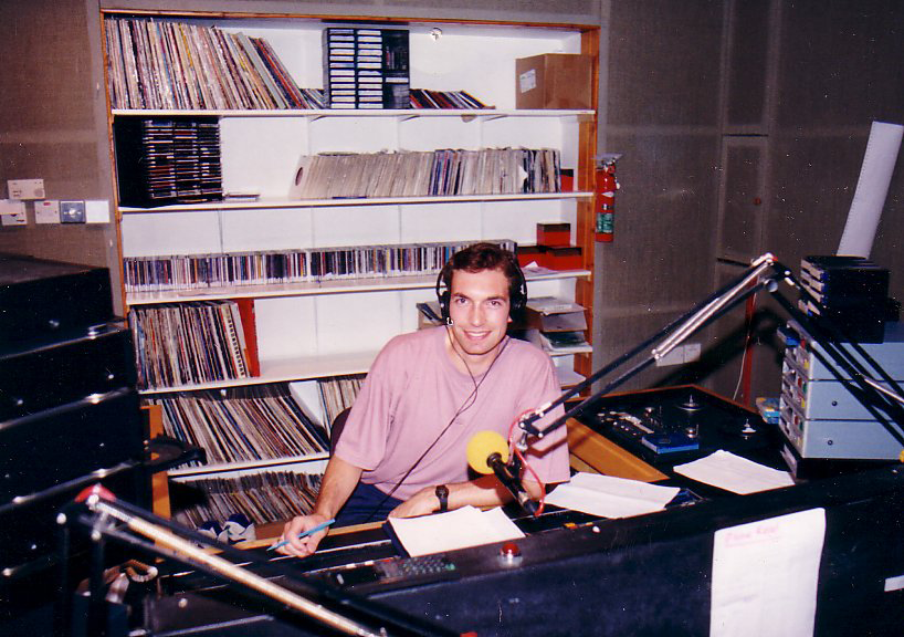 Richard Wyeth in the studios at Prospect Place in 1992