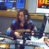 Julie Cottrell in the studio at Delta Radio in Haslemere