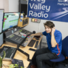 Kurt Hill in the studio at the Alton Assembly Rooms
