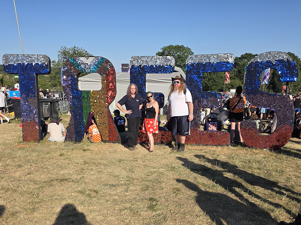Julie Cottrell, Catherine Jackson-Smith and Stewart Ireland from The Playlist at 2000 Trees Festival 2026