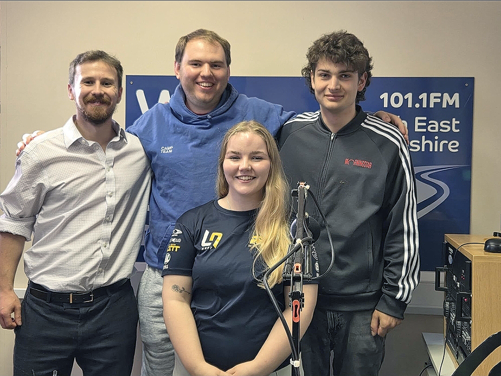 The team on the Sports Show