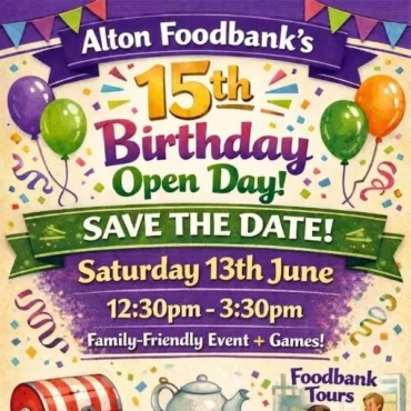 Alton Foodbank 15th anniversary