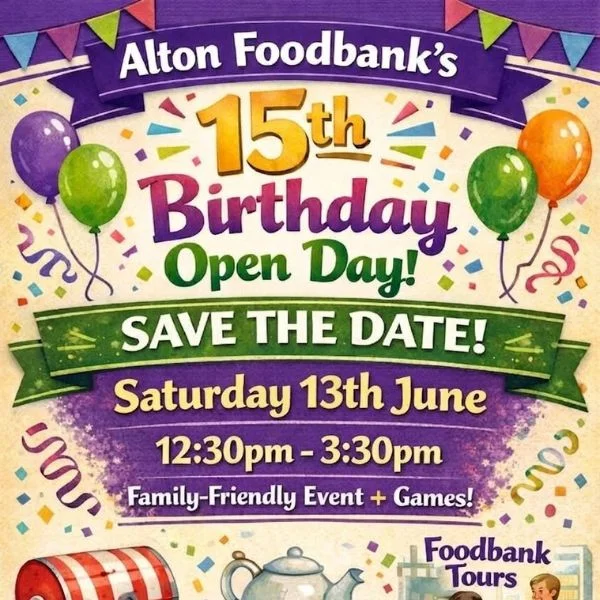 Alton Foodbank 15th anniversary